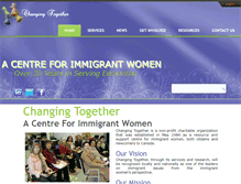 Tablet Screenshot of changingtogether.com